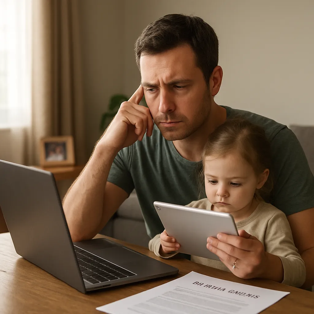 Teletrabajo y cuidado de menores tras divorcio en Madrid
