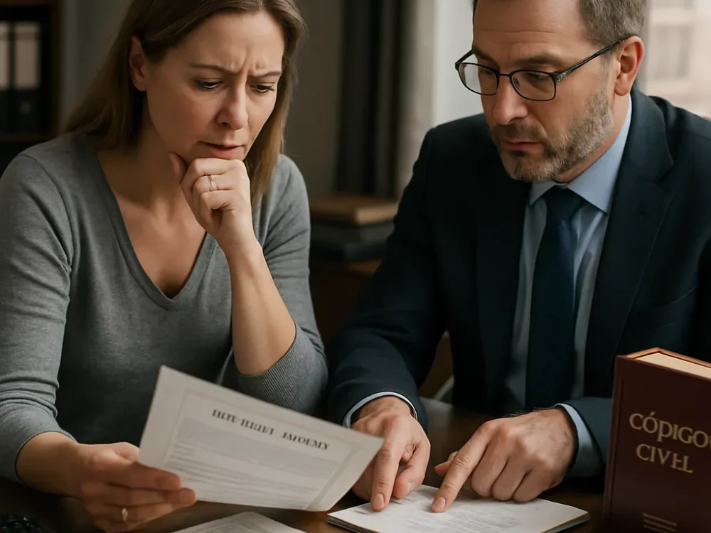 Vivienda en construcción y divorcio en Madrid: reparto
